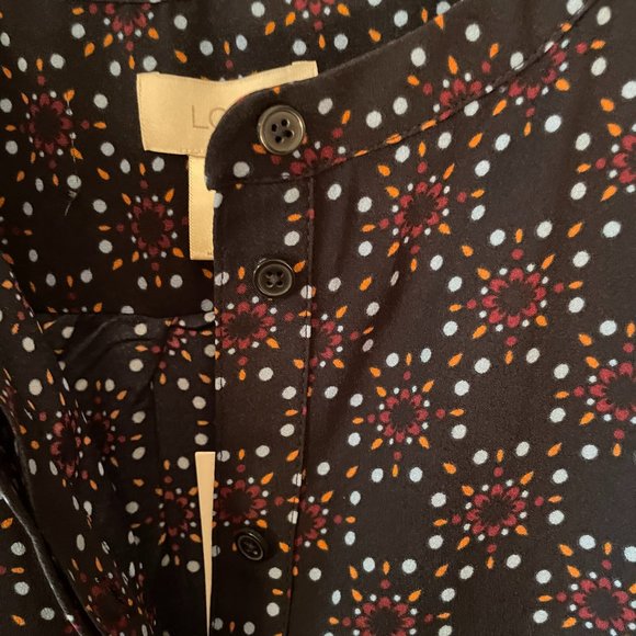 Ann Taylor Loft Pretty and Sophisticated Blue Sheath Dress Size 14 NWT - Picture 7 of 7